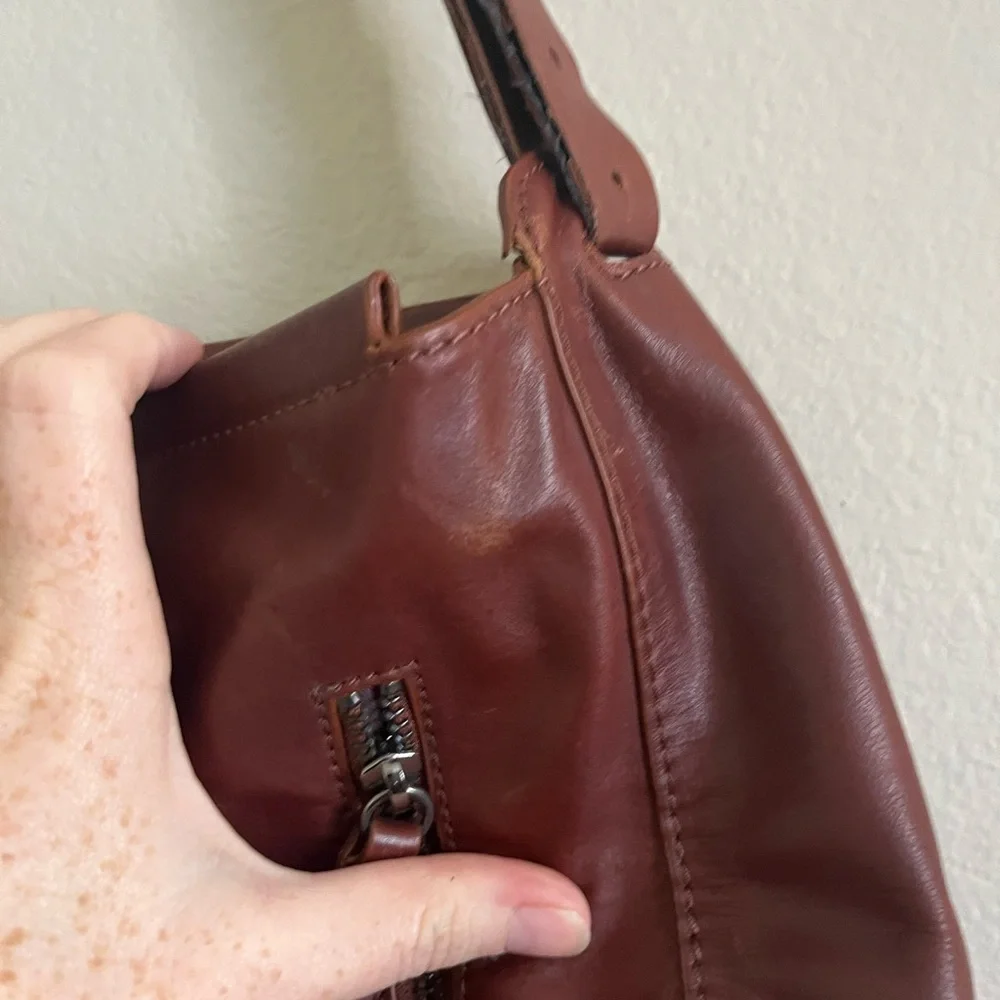 KOOBA large brown‎ leather hobo shoulder bag